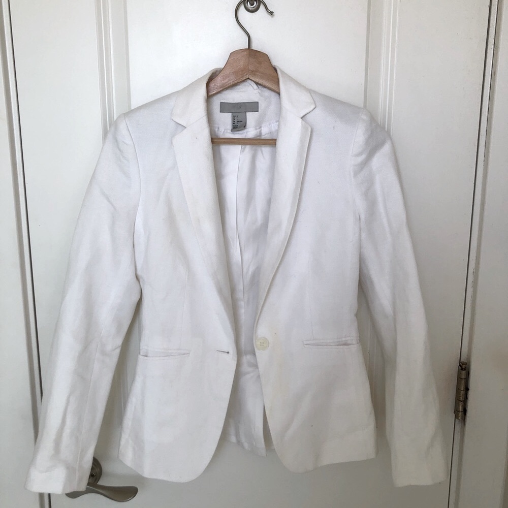 H&M White Blazer